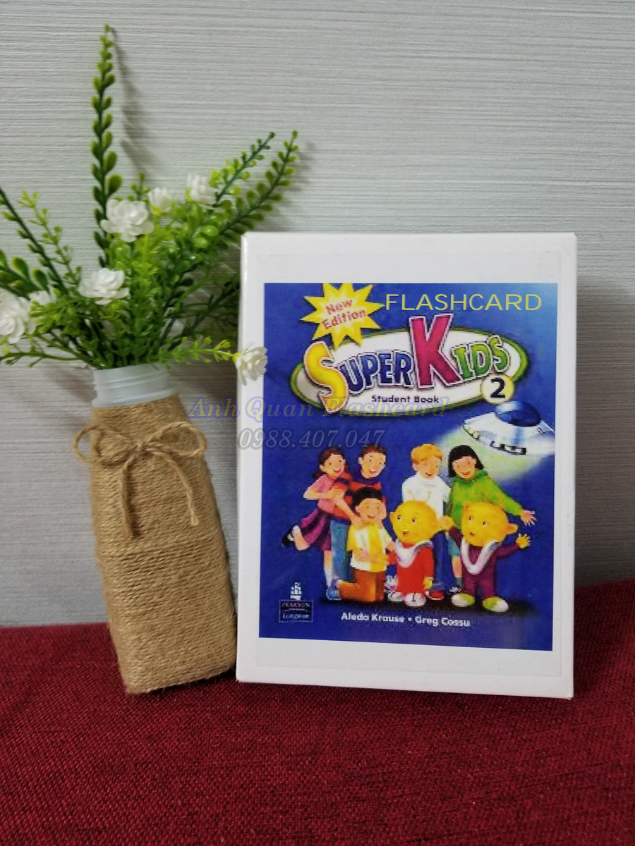 Trọn bộ Flash card, thẻ học tiếng anh thông minh cho trẻ Superkids 2