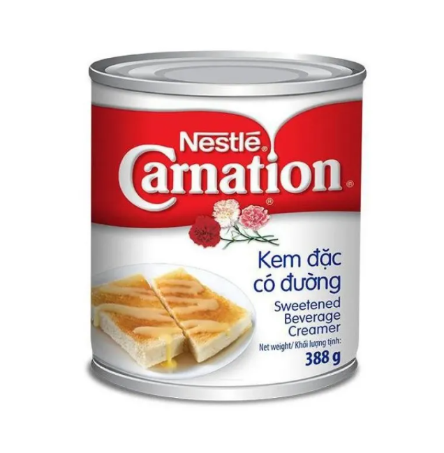 Sữa đặc có đường Carnation Nestle' lon 388gr