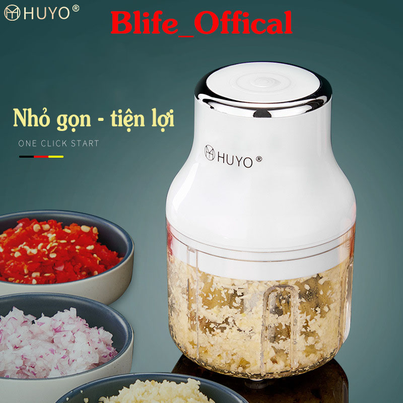 Máy say thực phẩm đa năng huyo 250ml - tích điện - bảo hành 3 tháng