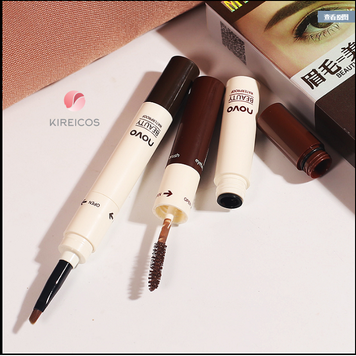 [HCM]Bút Kẻ Mày 2 Đầu NOVO No.5275 Không Thấm Nước - kireicos
