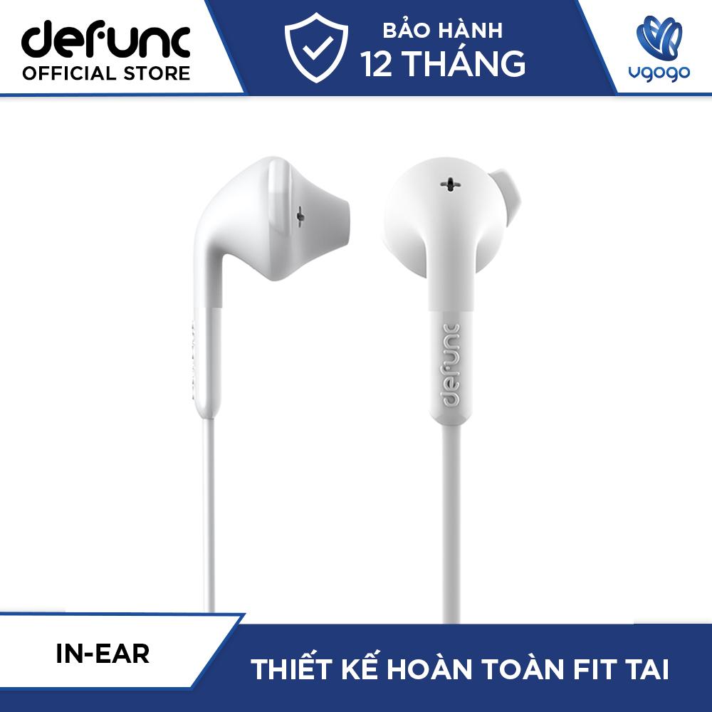 Tai nghe nhét tai đa năng defunc plus hybrid d004 tích hợp mic - thiết kế thời trang & thoải mái - nhà phân phối chính thức