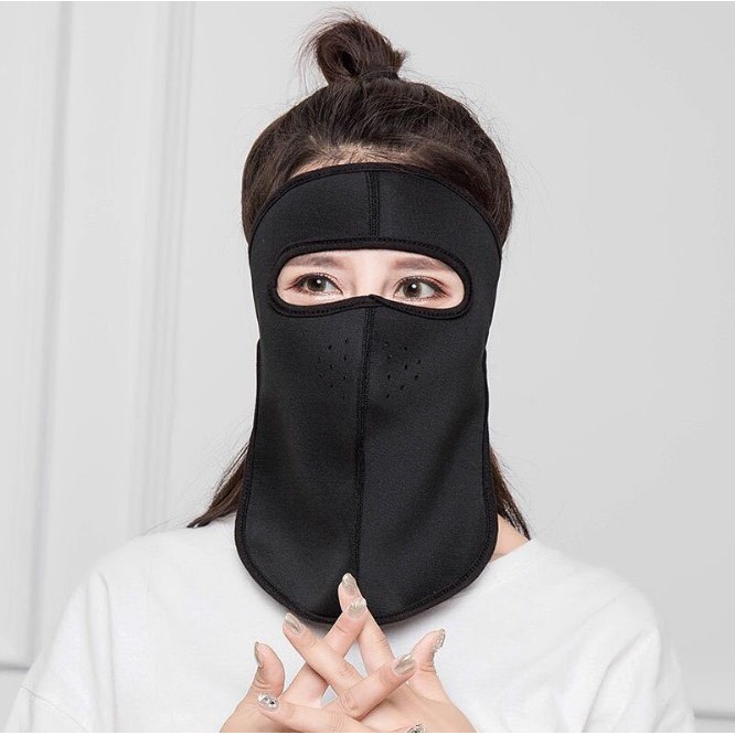 Khăn Trùm Ninja Suni Full Mặt Chống Nắng Dài Xuống Cổ - Khẩu Trang Che Mặt Vi Vu Trời Nắng