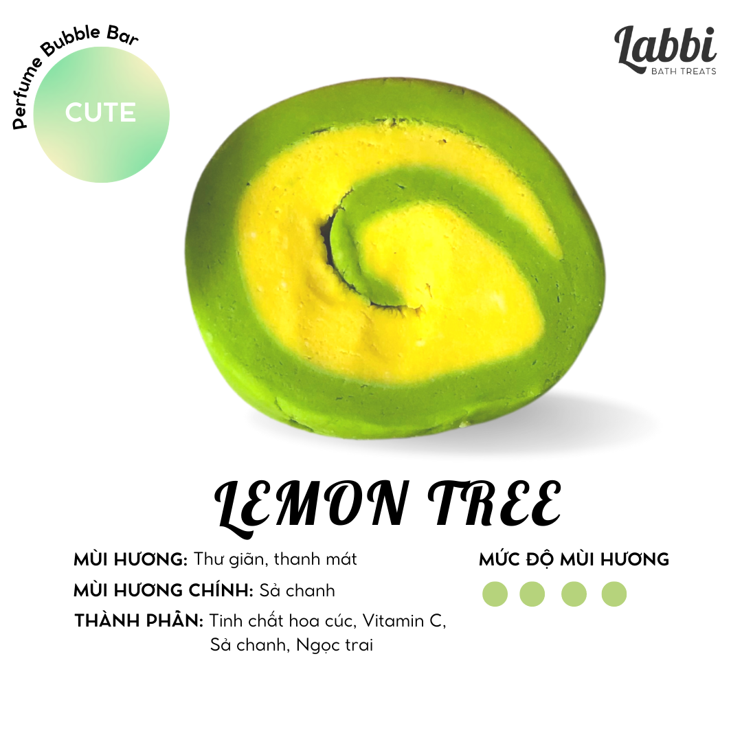 LEMON TREE [Labbi] Bubble Bar / Bánh tạo bọt bồn tắm