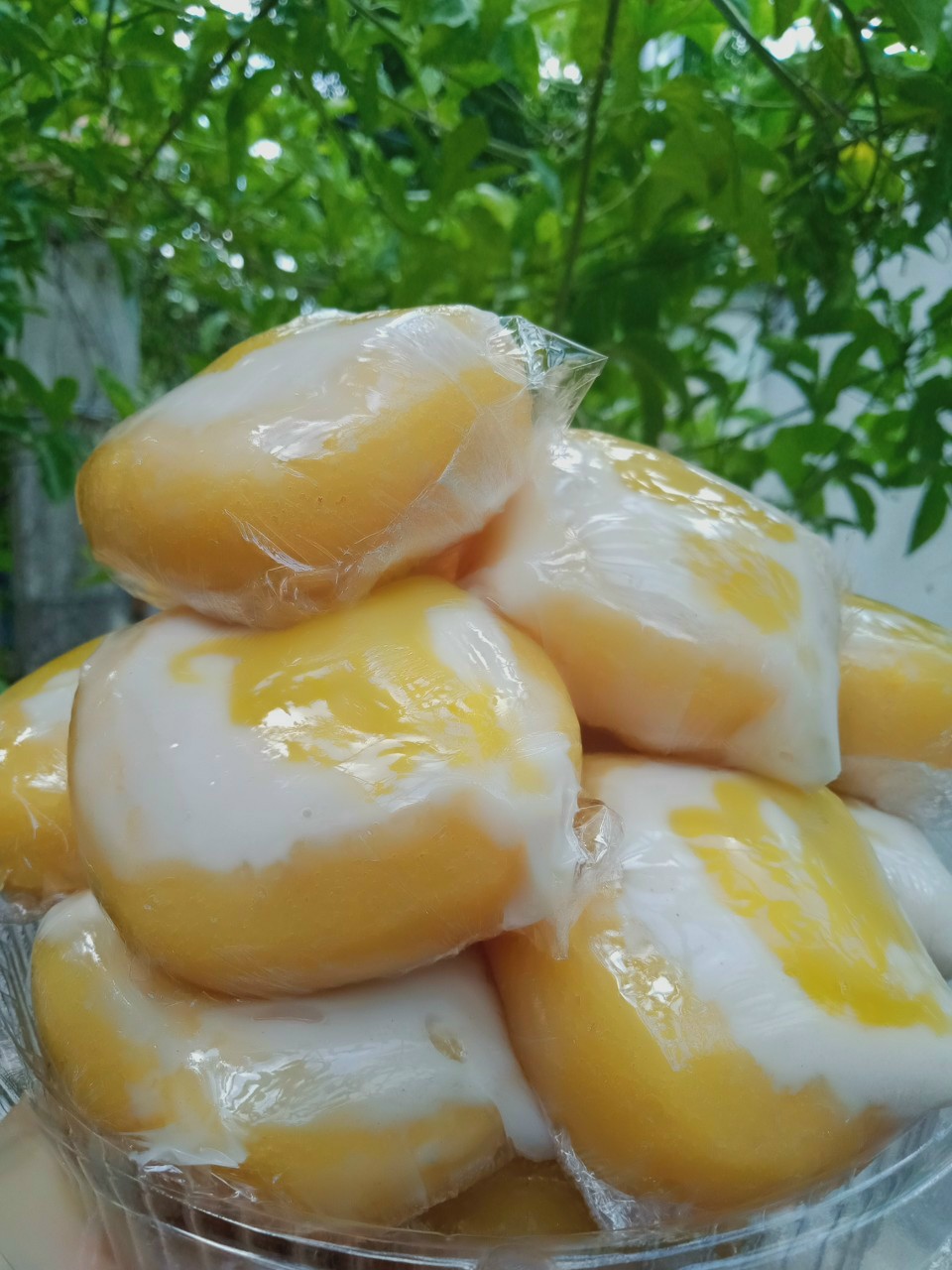 Bánh Bò Sầu Riêng Nhà Làm