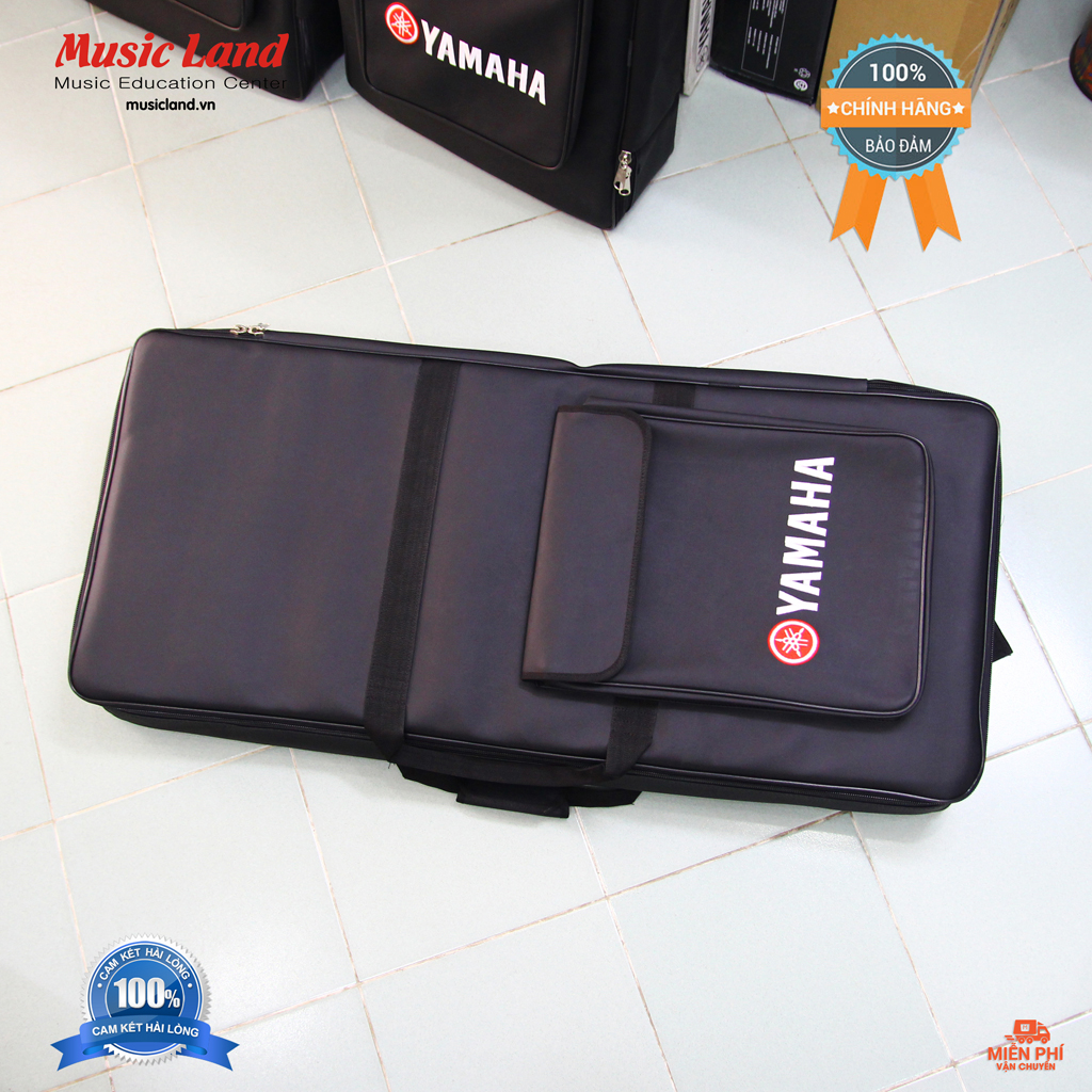 Bao da đàn Organ Yamaha 5 lớp đường may nét tỉ mỉ, chỉ dày, sắc xảo và chắc chắn, giúp bảo vệ tốt đàn bên trong Bao da đàn Organ Yamaha 5 lớp đường may nét tỉ mỉ, chỉ dày, sắc xảo và chắc chắn, giúp bảo vệ tốt đàn bên trong