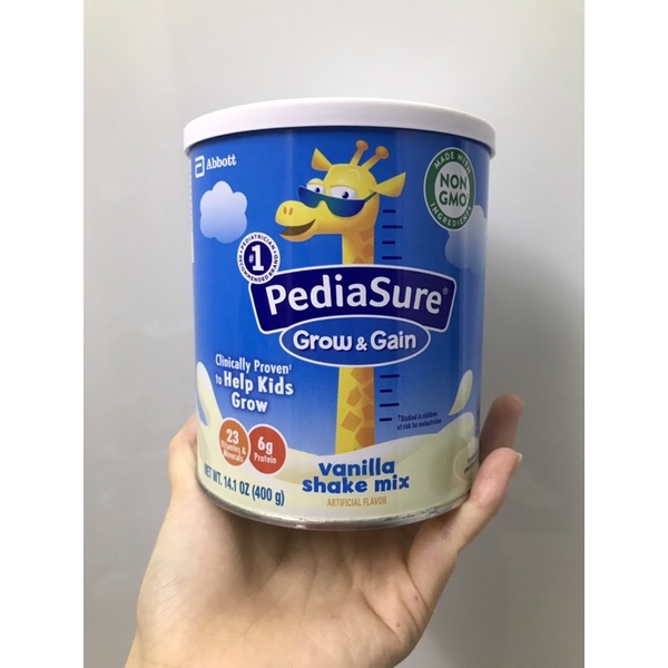 Sữa bột pediasure mỹ grow & gain 400g