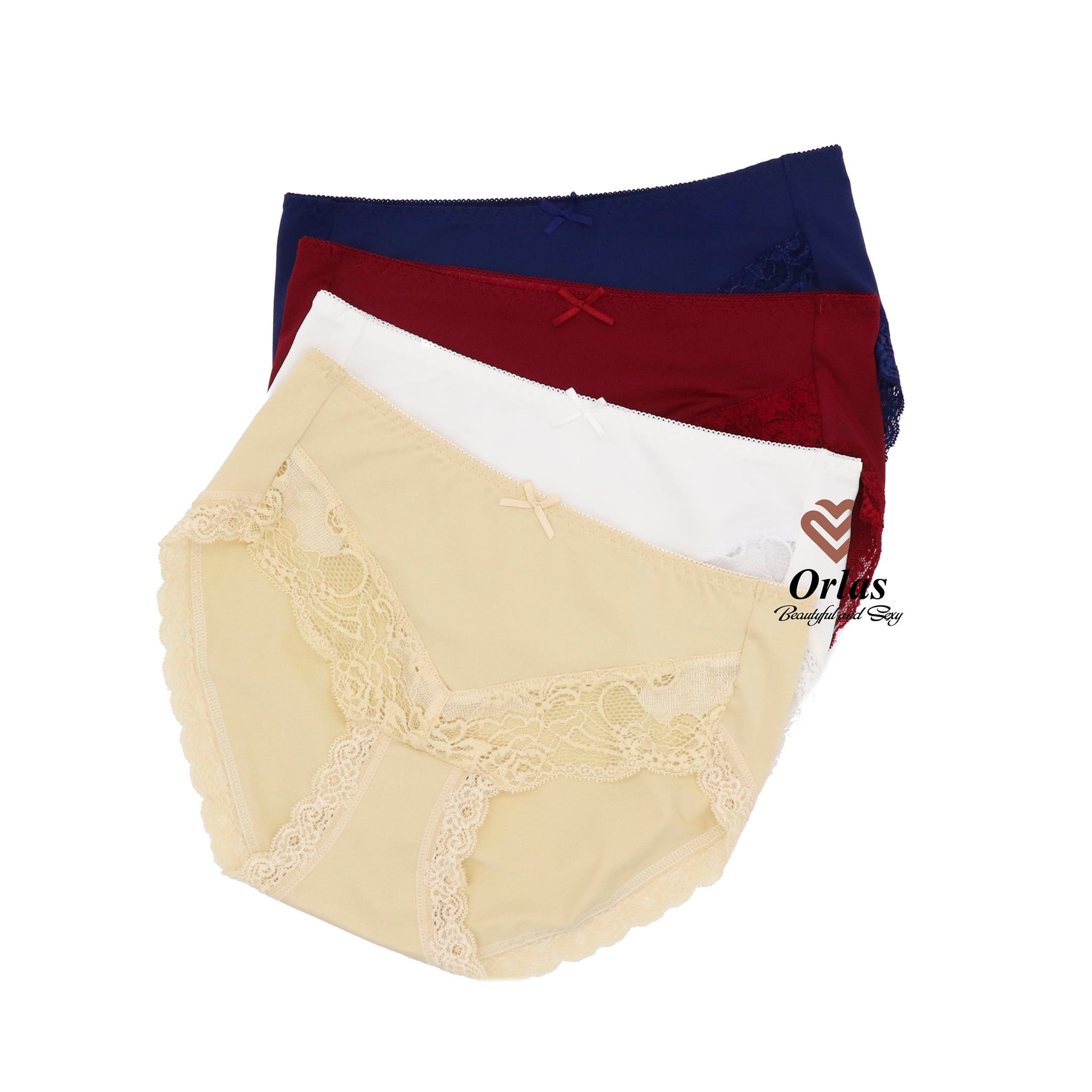 Quần lót trung niên thun lạnh phối ren TN79 Orlas