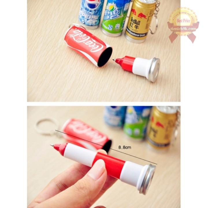 Combo 3 - móc khóa bút bi hình lon nước