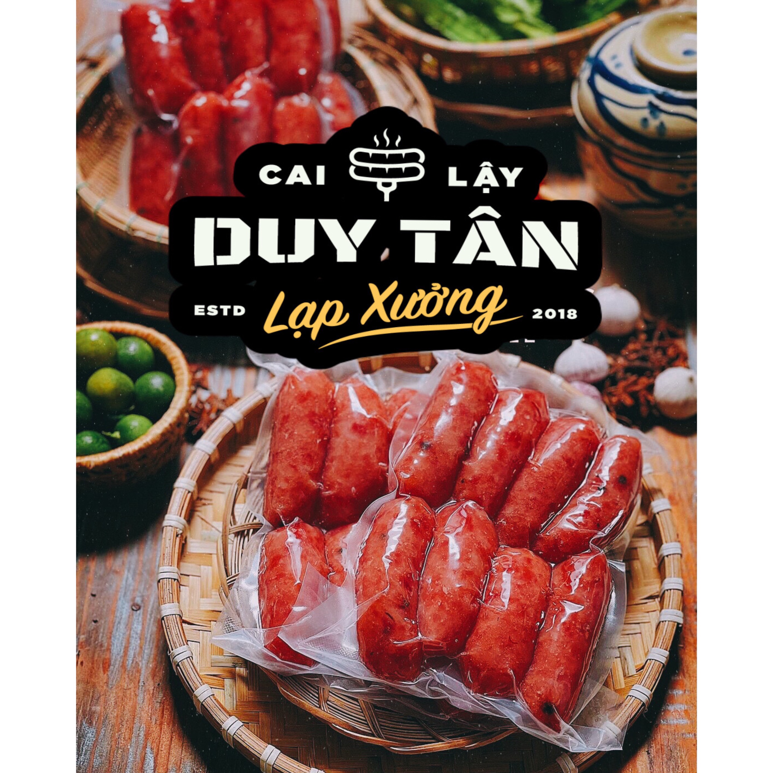 Lạp xưởng trứng muối Cai Lậy (0,5KG)