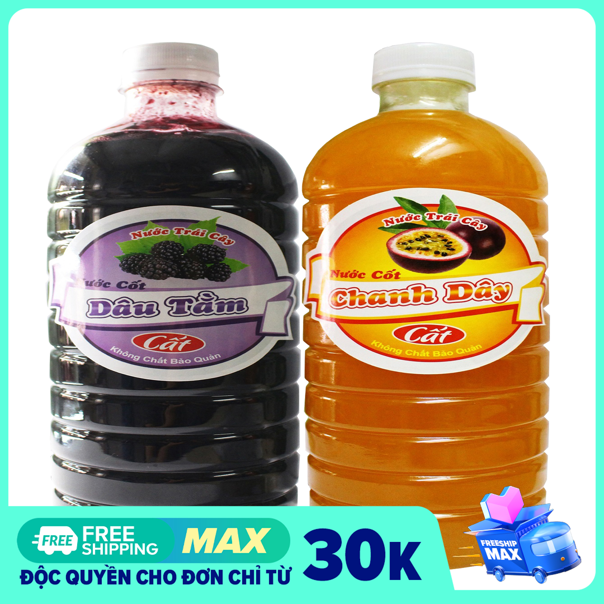 Compo nước cốt chanh dây nước cốt dâu tằm 1000ml-[chỉ giao khu vực miền Nam]