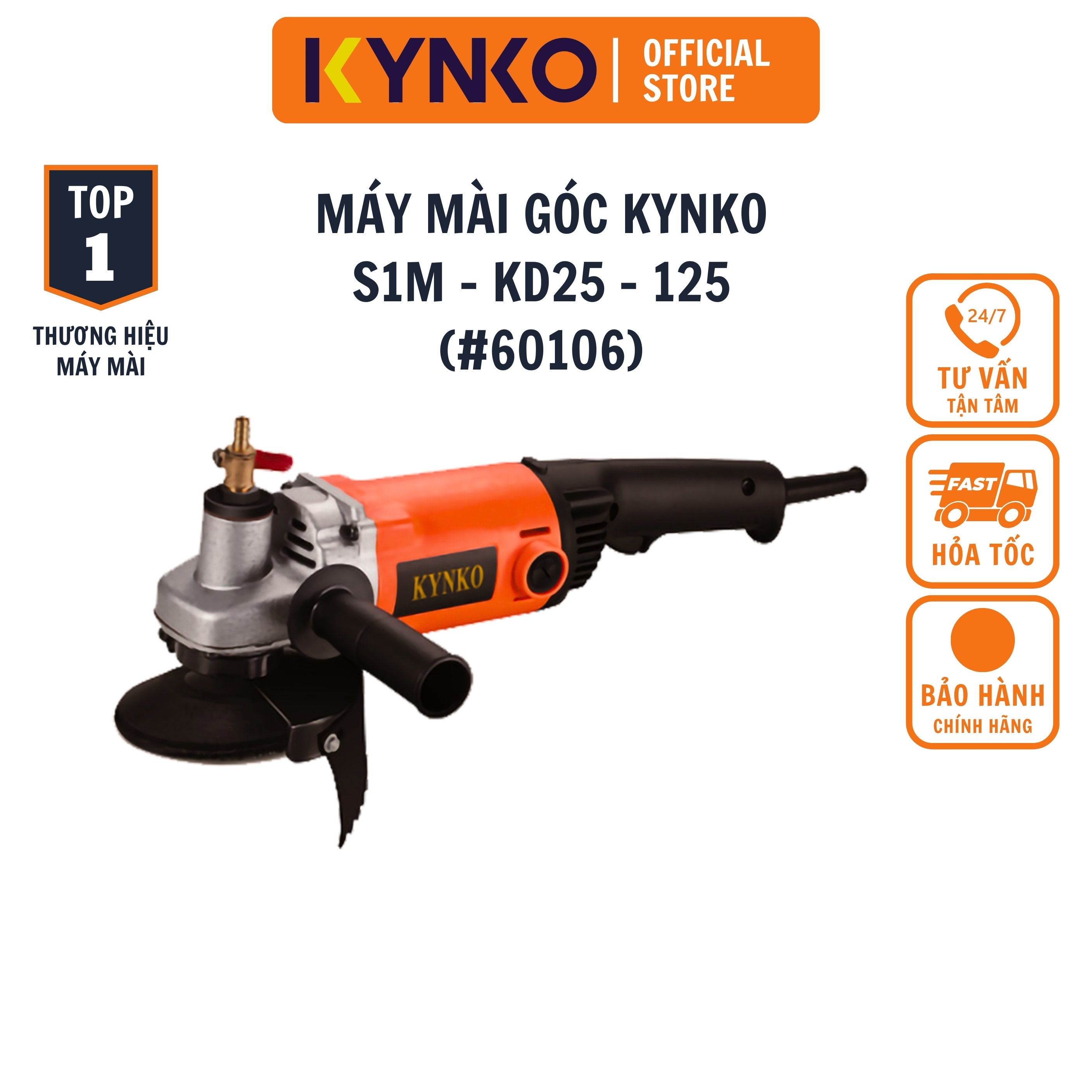 Máy mài góc có vòi nước kynko s1m- kd25 -150 # 60106 cầm tay chính hãng