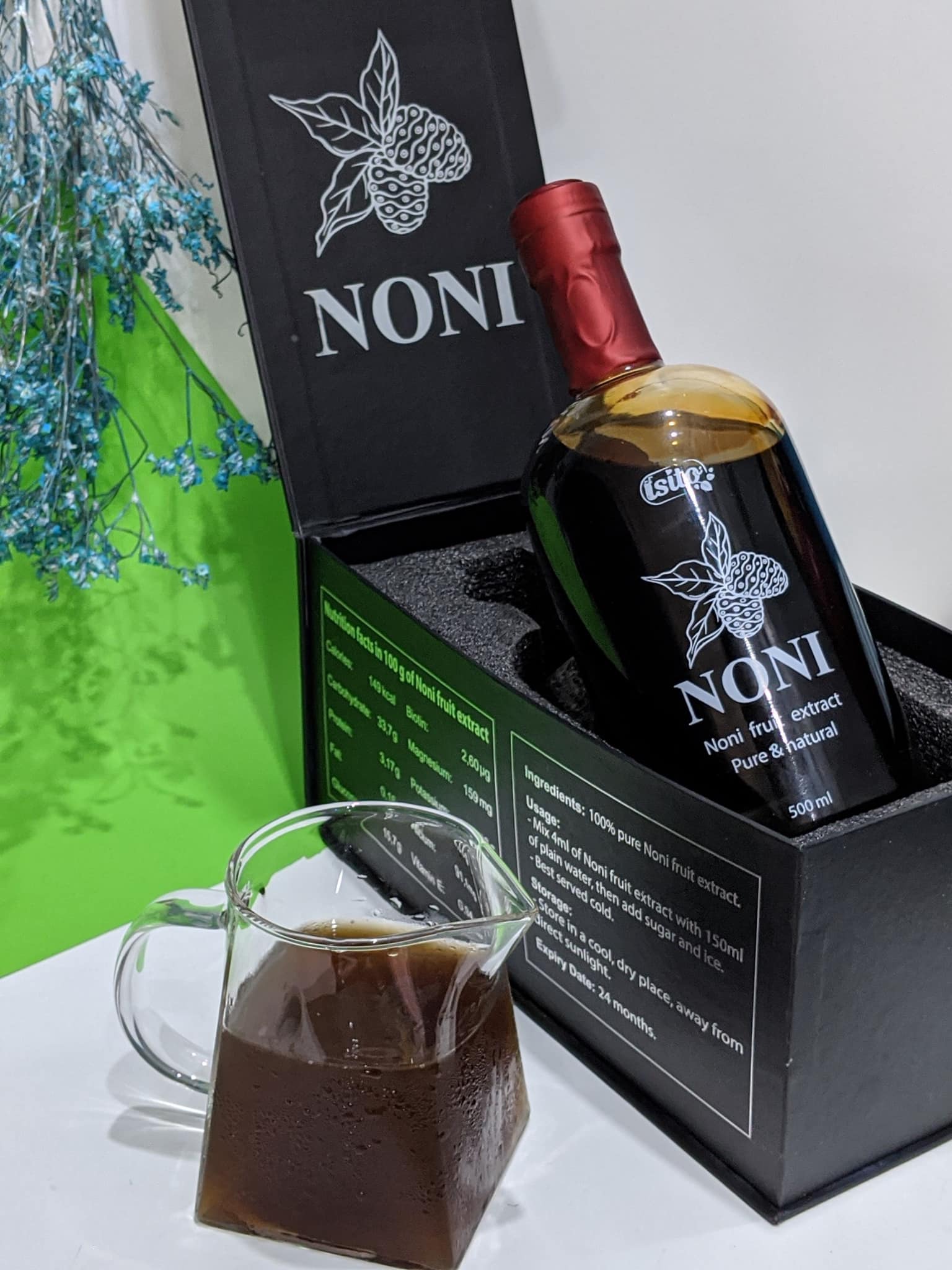 NƯỚC ÉP CỐT TRÁI NHÀU NONI chai 500ml - tăng cường đề kháng cho cơ thể, giảm đau, hỗ trợ bênh nhân cao huyết áp, mất ngủ, xương khớp, giãn tĩnh mạch...