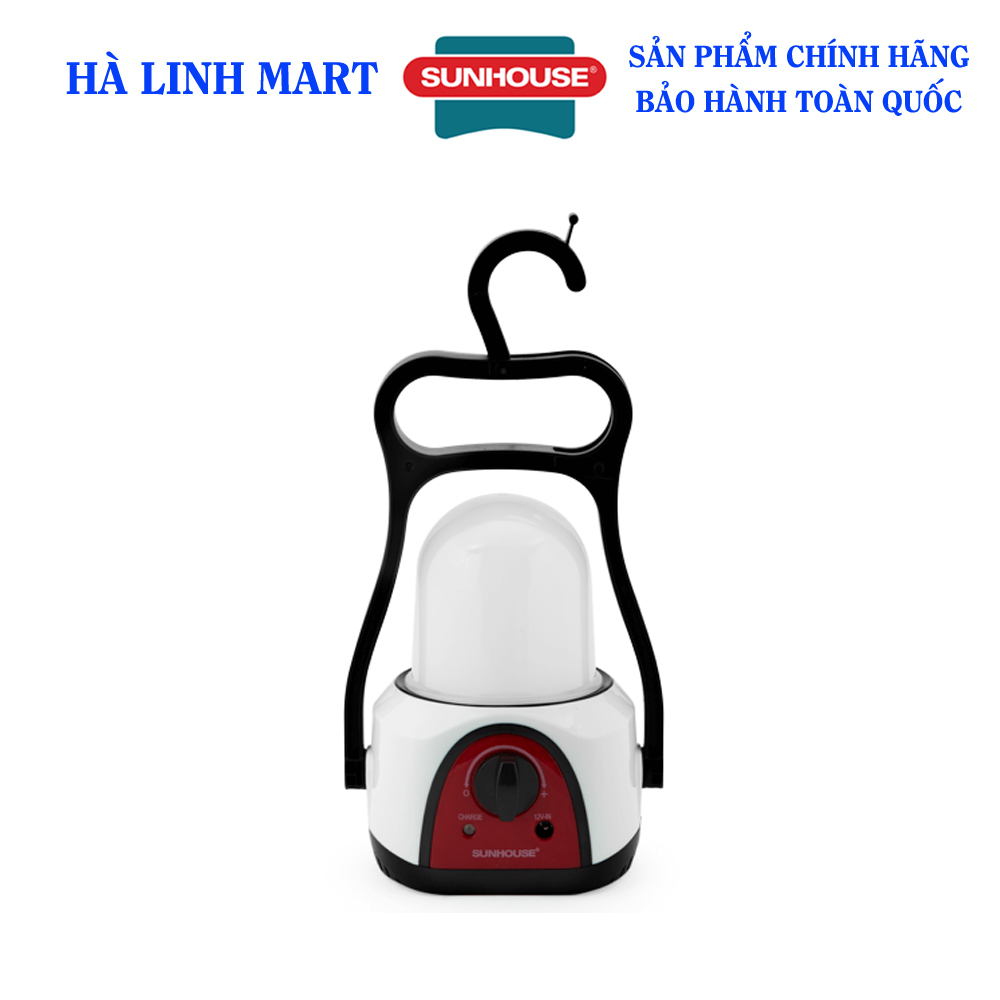 Đèn tích điện đa năng 360 Sunhouse SHE-6848LA, Đèn xách tay, Đèn treo tường, Dung lượng pin 1600mAh, thời gian sử dụng tới 60 giờ, Pin sạc axit bền, thời gian hoạt động kéo dài, Bảo hành 12 tháng