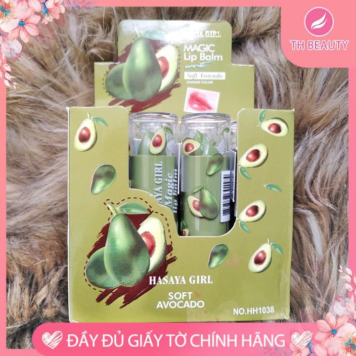 Son dưỡng môi hồng Hasaya Girl trái bơ Thái Lan
