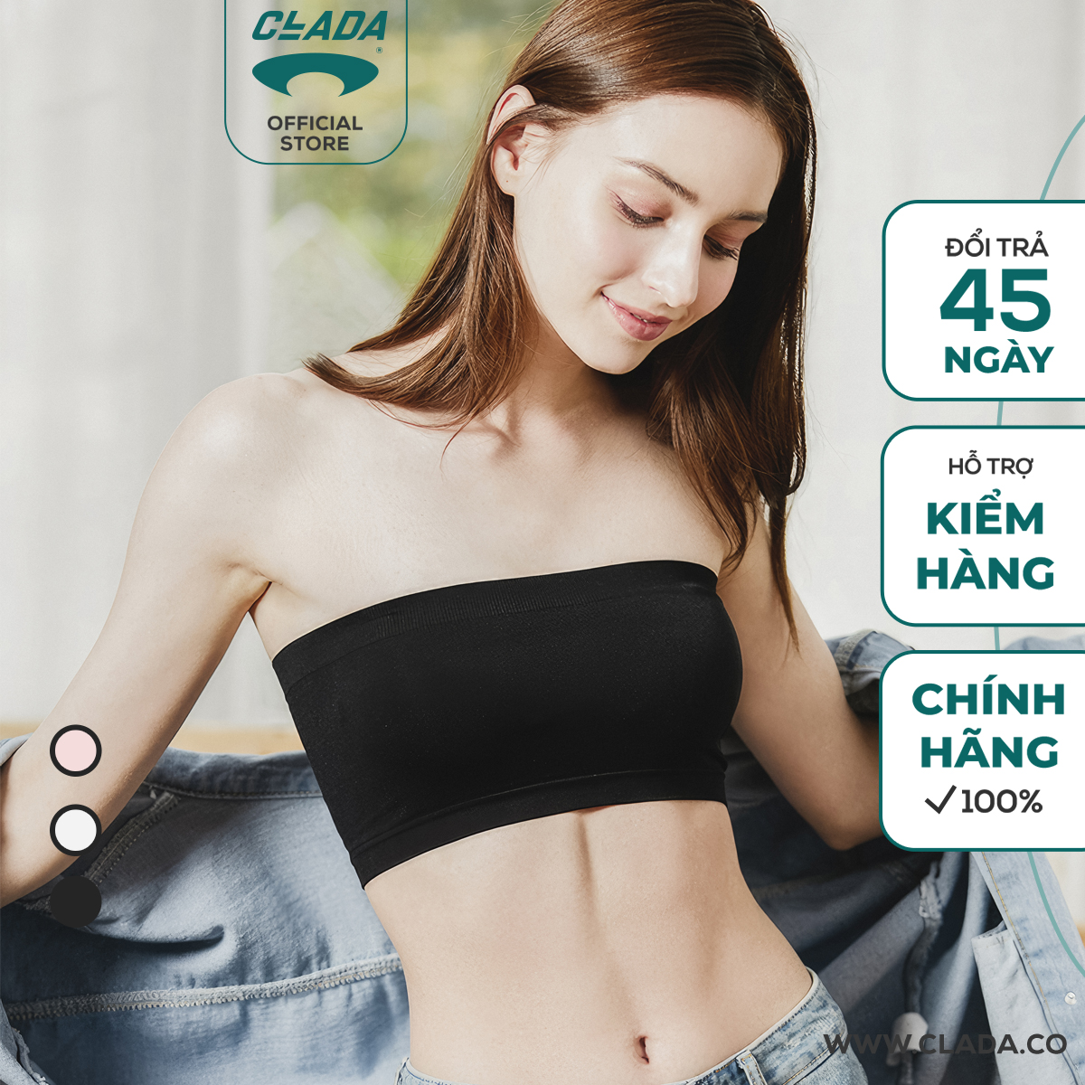 Áo quây thương hiệu clada - đen