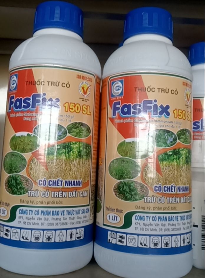 Thuốc trừ cỏ Fasfix 150SL. Thể tích 1 lít.