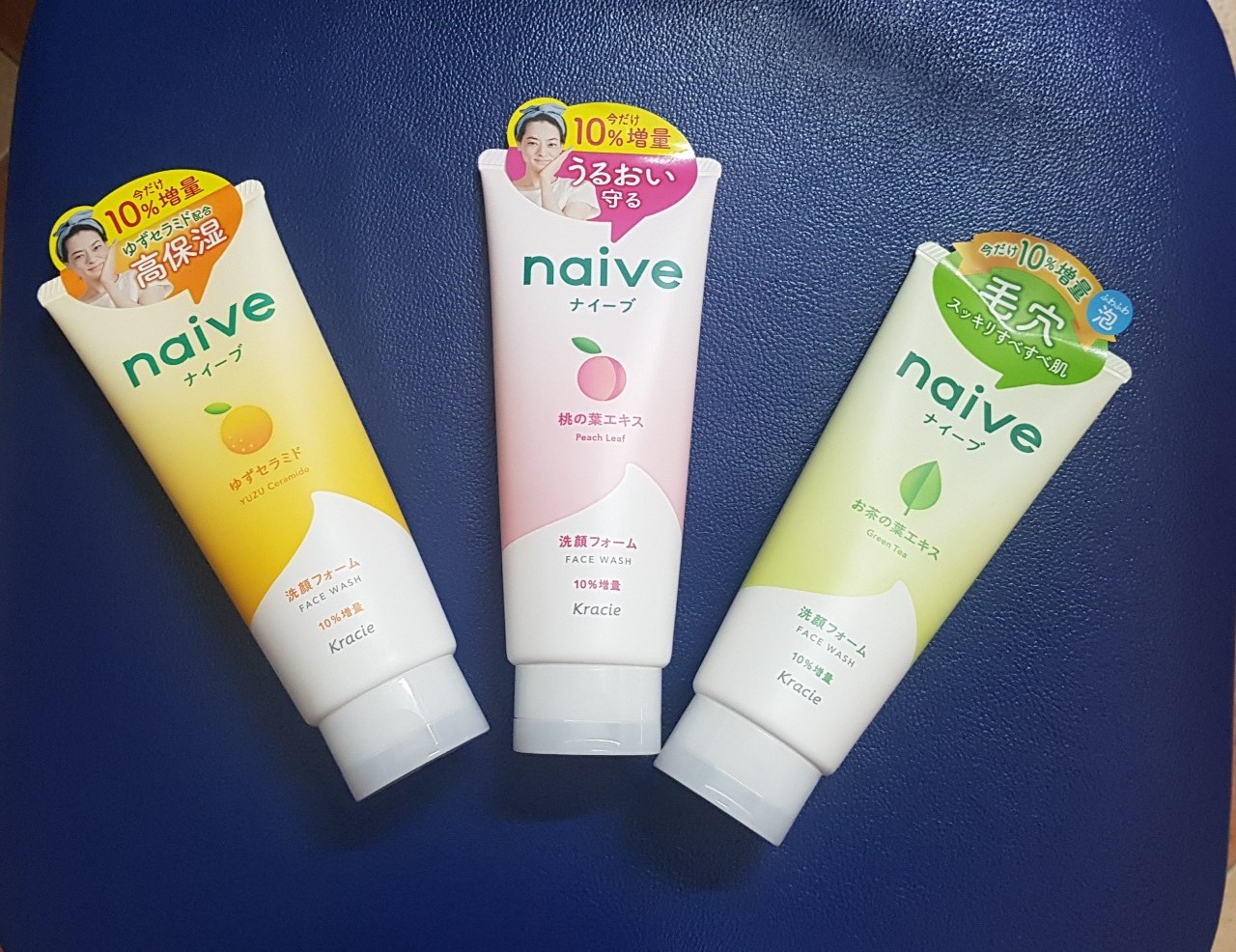 Sữa rửa mặt naive kracie Naive 143g Nhật