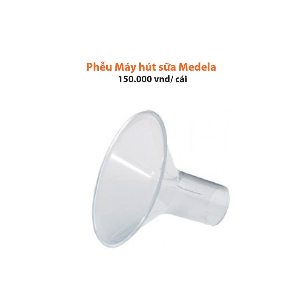 Phễu hút sữa Medela sản xuất bởi Maymom ( tương thích nhiều dòng máy hút sữa như spectra, ameda, Dr Brown,..) )