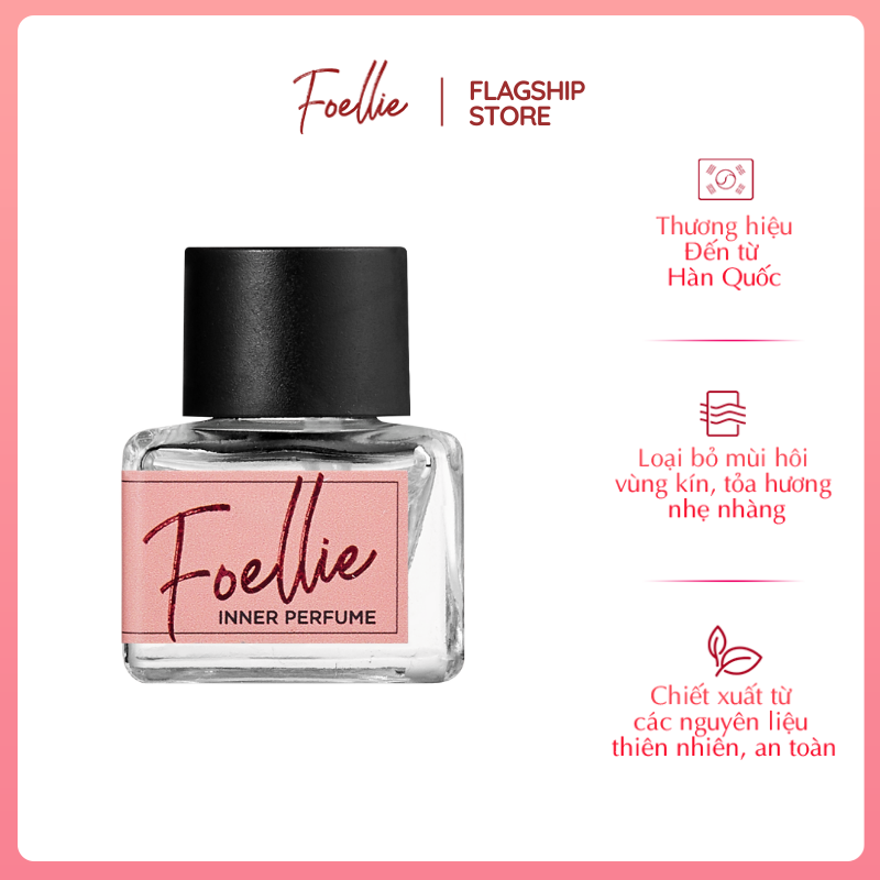 Nước Hoa Vùng Kín Foellie Hàn Quốc Hương Trái Cây Dịu Nhẹ 5ml - Eau de Fleur Inner Perfume