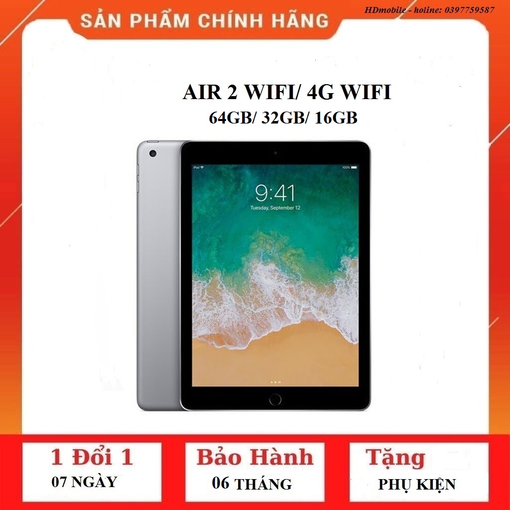 Máy tính bảng lpad air 2 cũ bản 4g wifi lắp sim 16gb, 32gb, 64gb máy zin nguyên bản, pin cao
