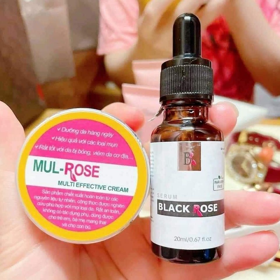 Kem Mulrose và Serum Black Rose chính hãng