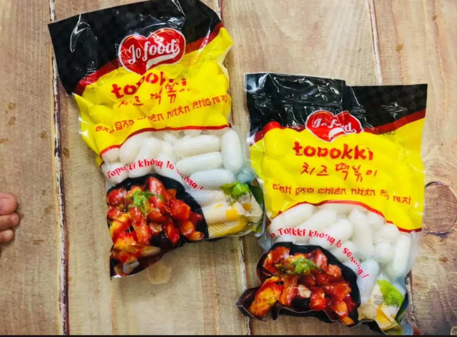 1KG bánh gạo nhân phô mai Jofood kèm 100gr sốt