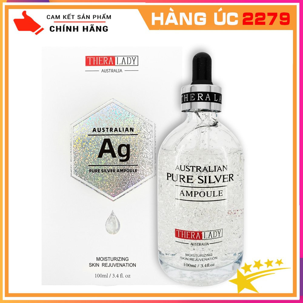 Serum tinh chất bạc thera lady australian ag pure silver ampoule 100ml của úc - hàng úc 2279