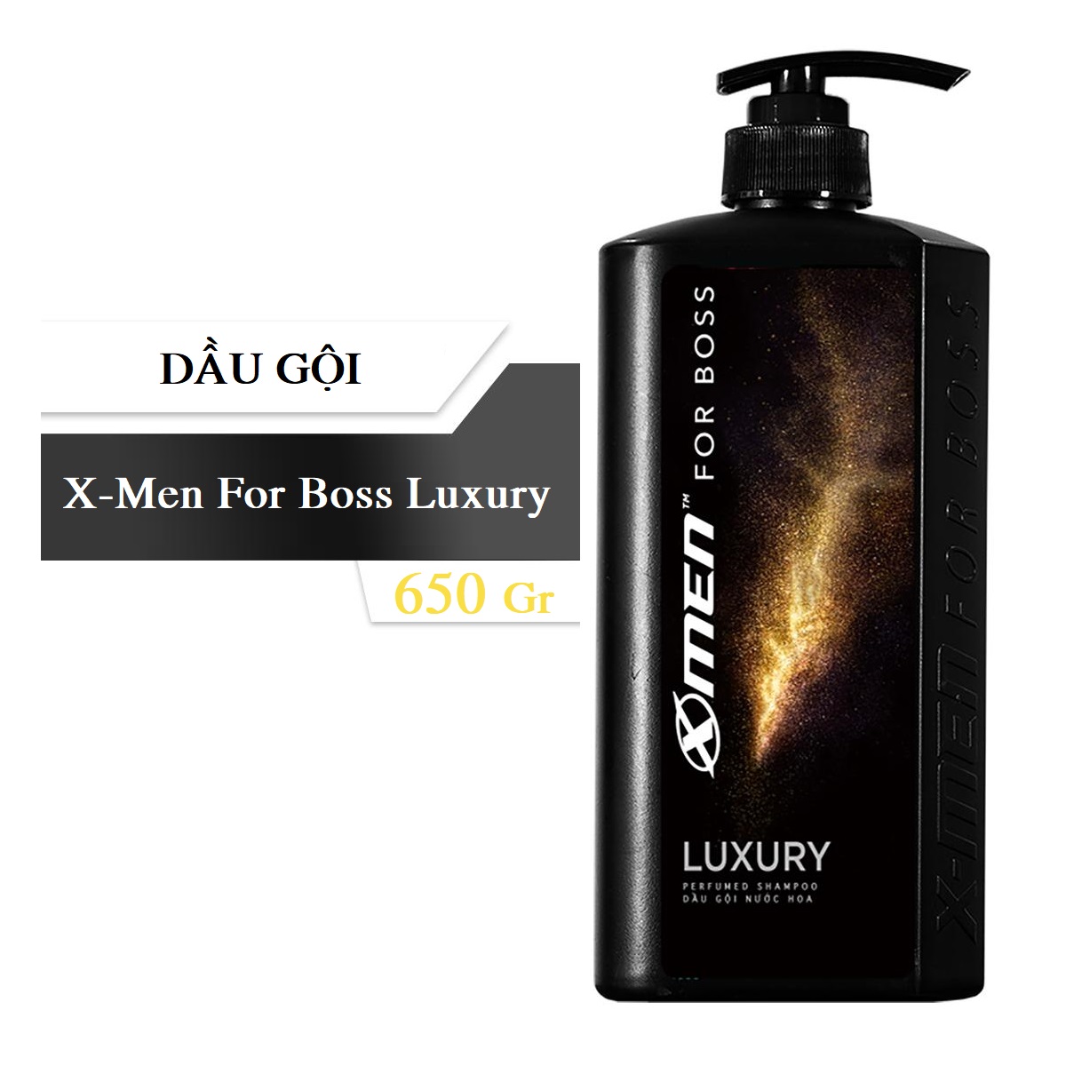 [HCM]Dầu gội nước hoa X-Men For Boss Luxury 650 gr - Mùi hương sang trọng tinh tế