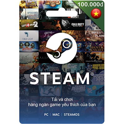 | Giao Hàng Trong 3 Phút | Thẻ Steam Wallet Việt Nam (VN)