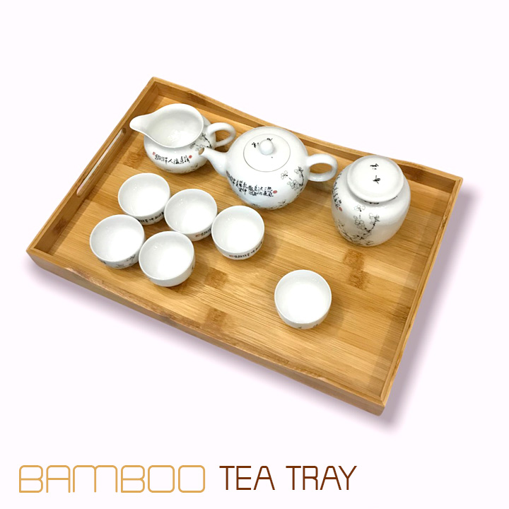 Khay trà gỗ tre cao cấp