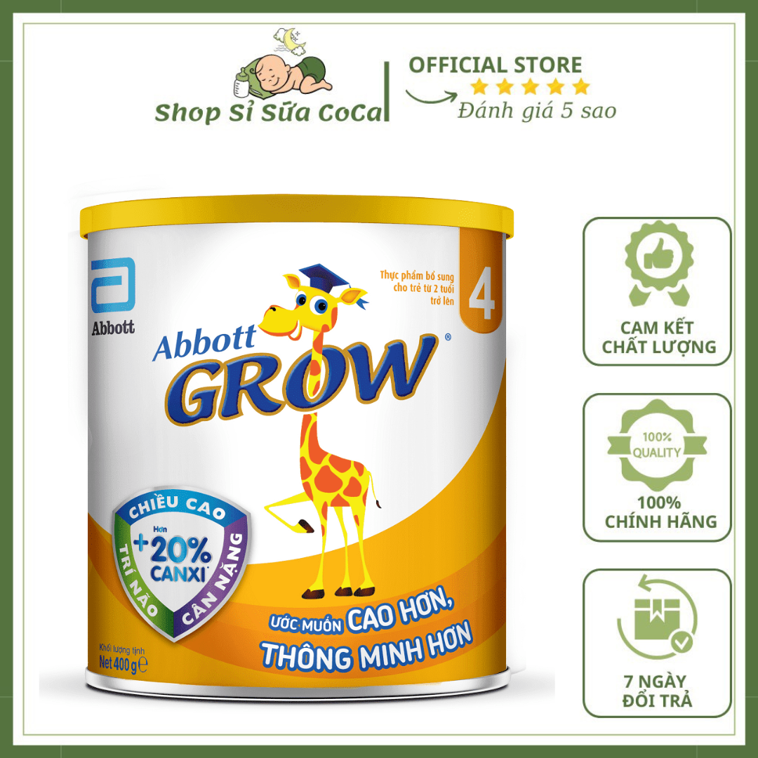 Sữa bột abbot grow 4 900gr