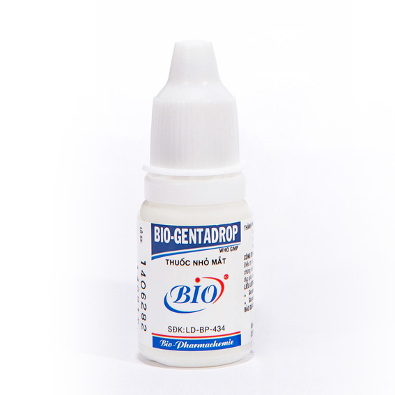 [HCM]BIO- GENTADROP 10ml. Chó- mèo đau mắt đỏ đuc giác mạc
