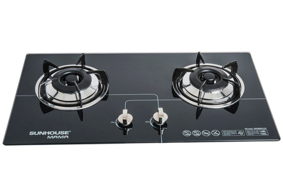 Bếp gas âm kính sunhouse mama mmb6632