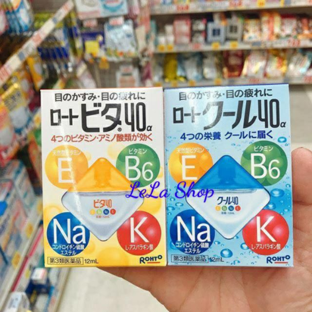 Nước nhỏ mắt rohto vitamin 40