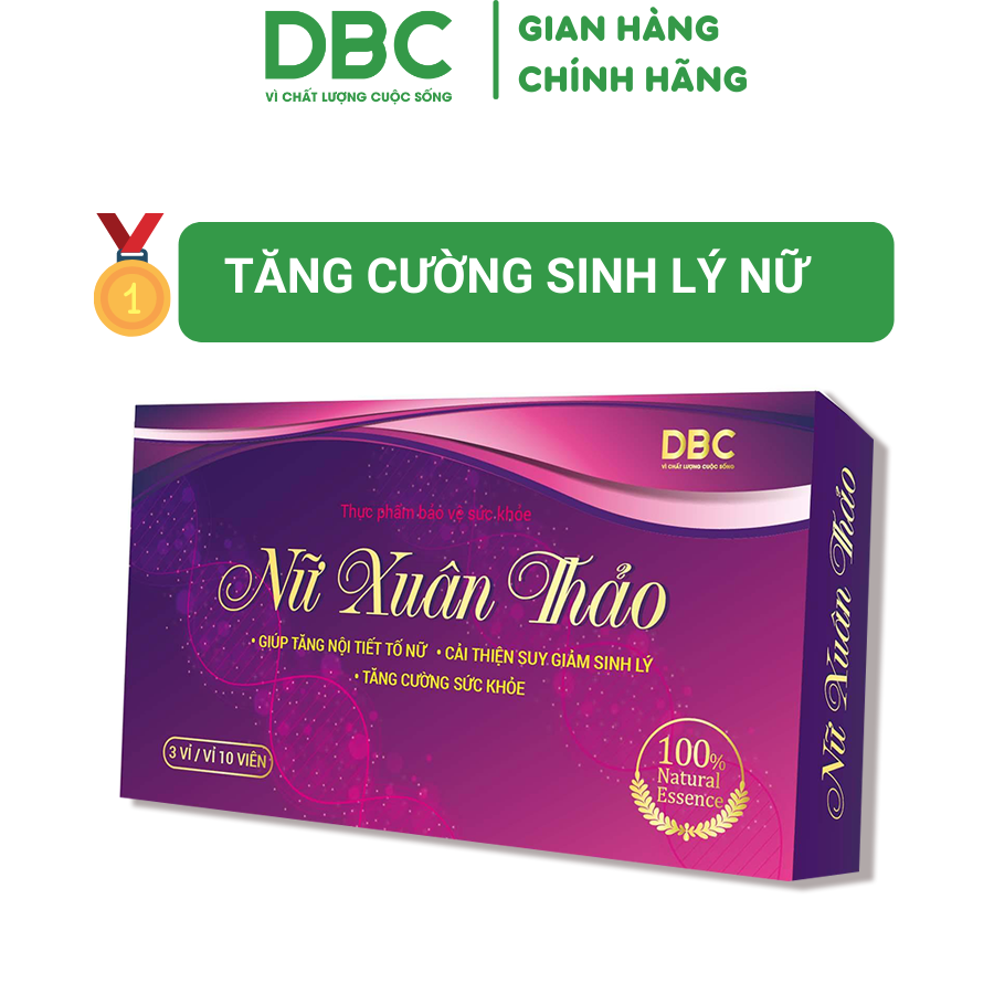 Viên Uống Nội Tiết Nữ Xuân Thảo DƯỢC BẢO CHÂU Hộp 30 Viên Giúp Tăng Nội Tiết Tố Nữ, Giảm Quá Trình Lão Hoá Da, Tăng Cường Sức Khỏe Cho Phụ Nữ