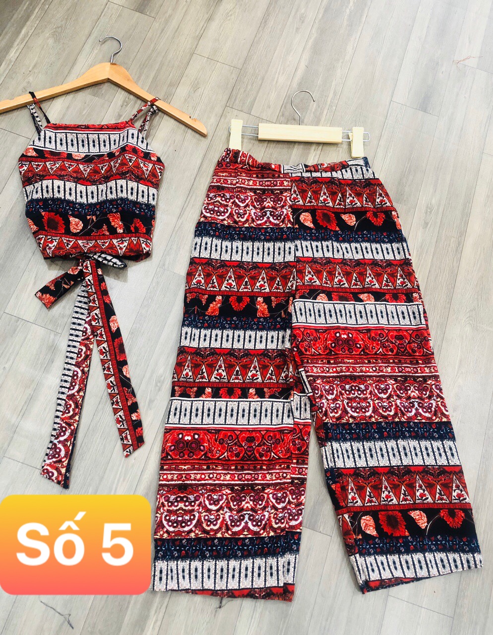 Set yếm thổ cẩm + Ảnh thật