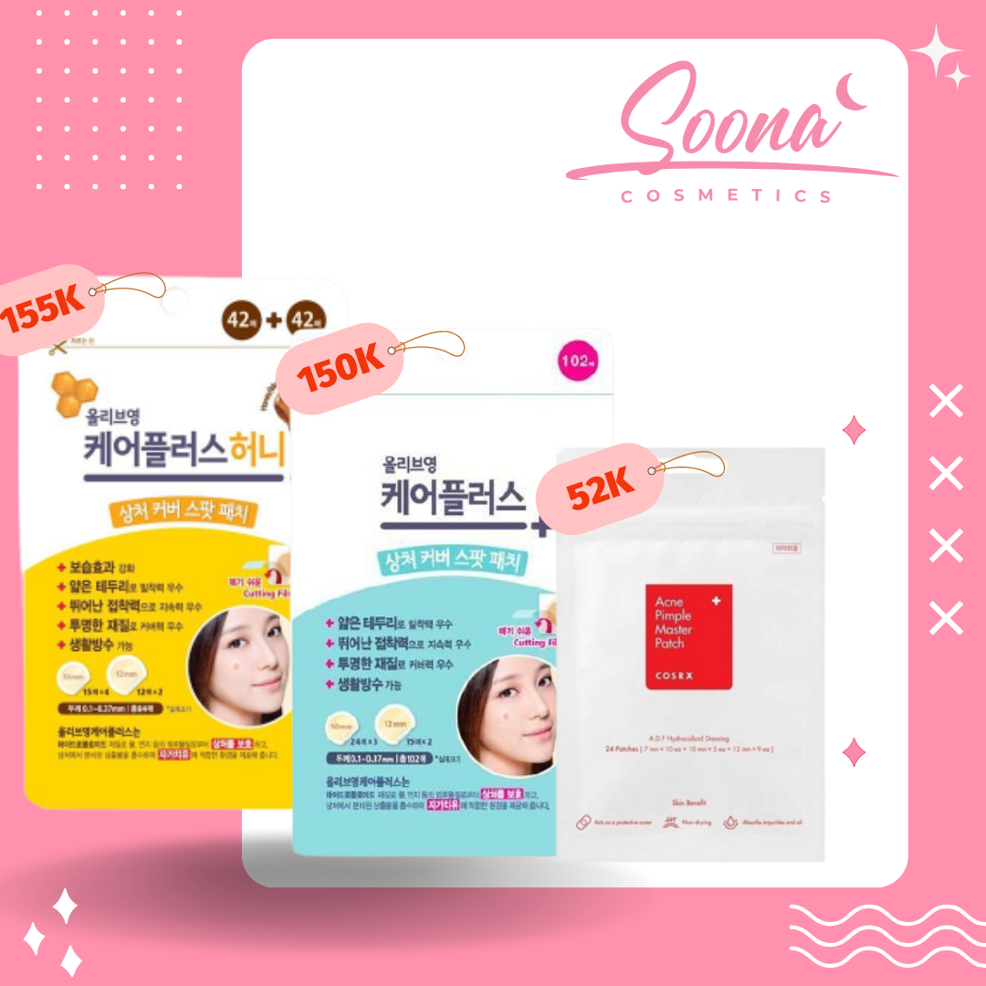 Miếng Dán Mụn Olive Young Careplus spot patch - Yunaa Cosmetics