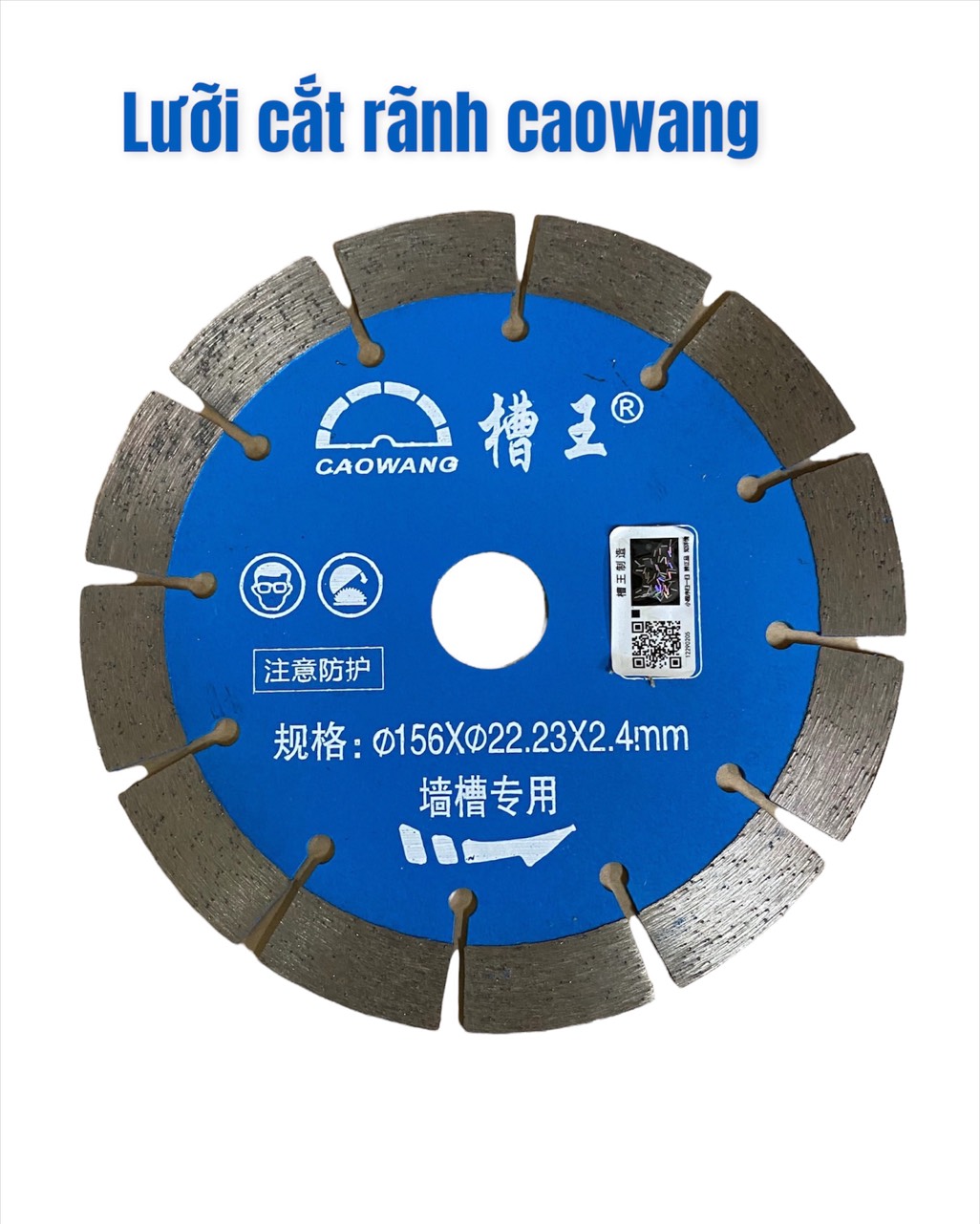 Lưỡi cắt rãnh tường Caowang, lưỡi cắt xẻ rãnh 121 mm -133mm- 156mm