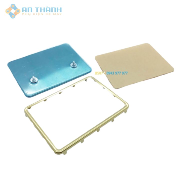 [HCM]Khung viền biển số xe máy xi vàng xịn chuẩn đẹp.