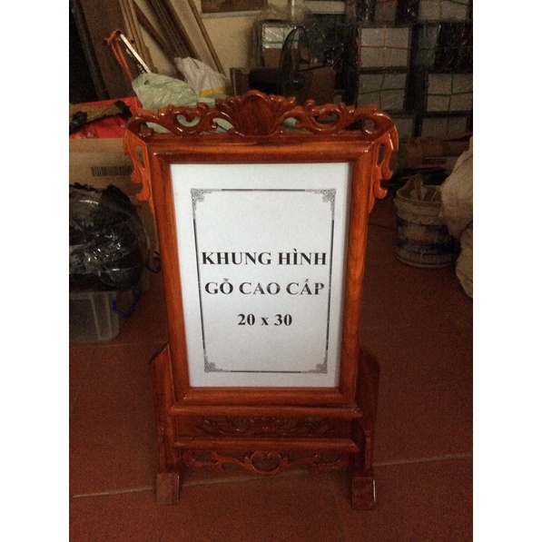 Khung ảnh thờ gỗ hương sỉ lẻ lòng khung