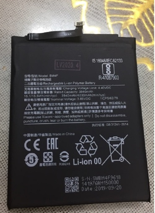 Pin điện thoại xiaomi mi cc9 cc9e cc9 e mi a3 bm4f thay thế