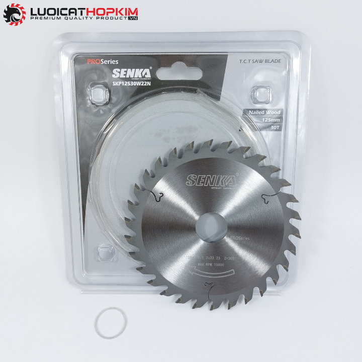 Lưỡi cưa gỗ 125mm 30 răng hợp kim SENKA