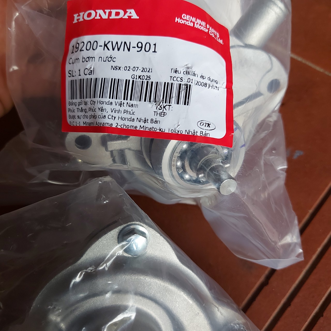 Cụm bơm nước Airblade 125, Lead 125 honda chính hãng
