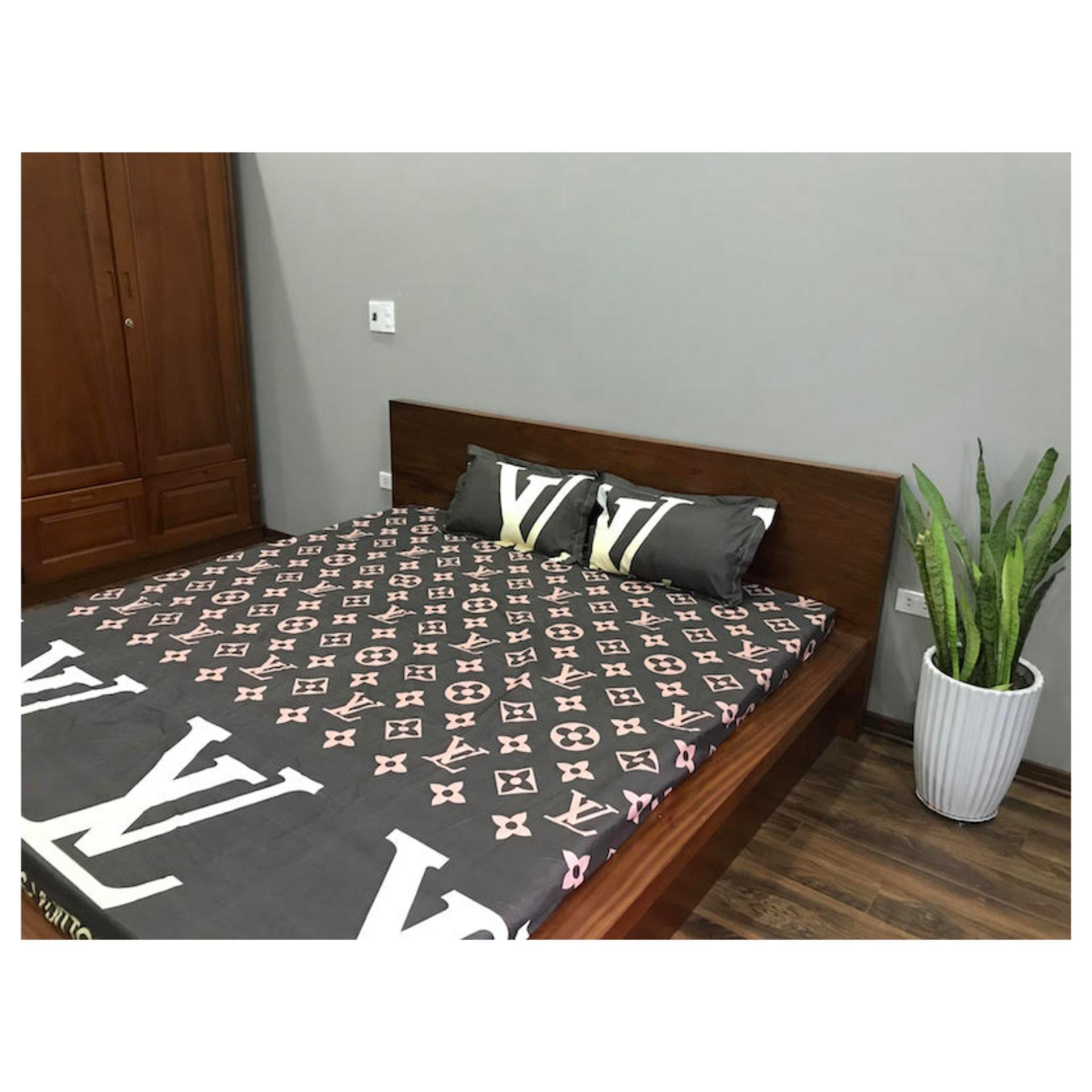 Bộ ga gối cotton Việt LV.