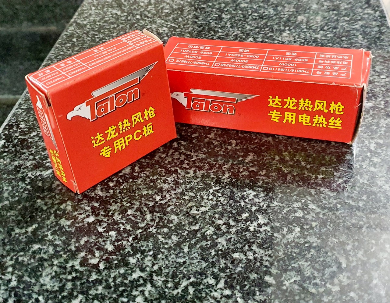 Bộ nhiệt ruột nhiệt máy khò talon - đầu khò dẹp đầu khò mỏ vịt linh kiện máy talon
