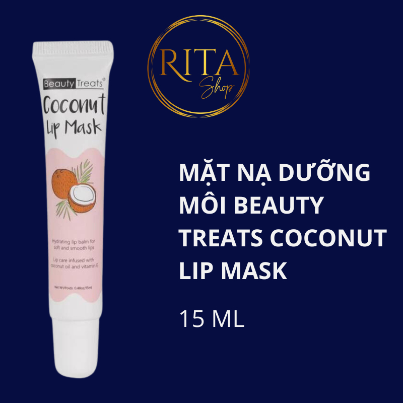 Mặt nạ dưỡng môi Beauty Treats Coconut Lip Mask