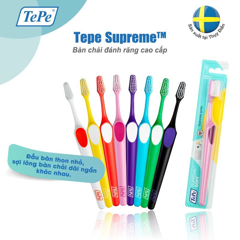 Bàn chải đánh răng dành cho trẻ em TePe Kids