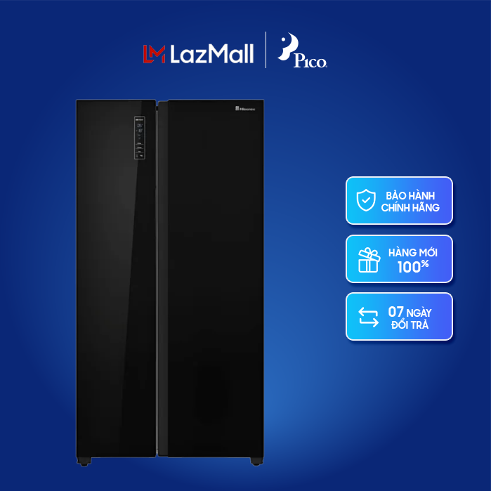 Tủ lạnh Hisense HS56WBG 519 lít Side by Side màu Đen