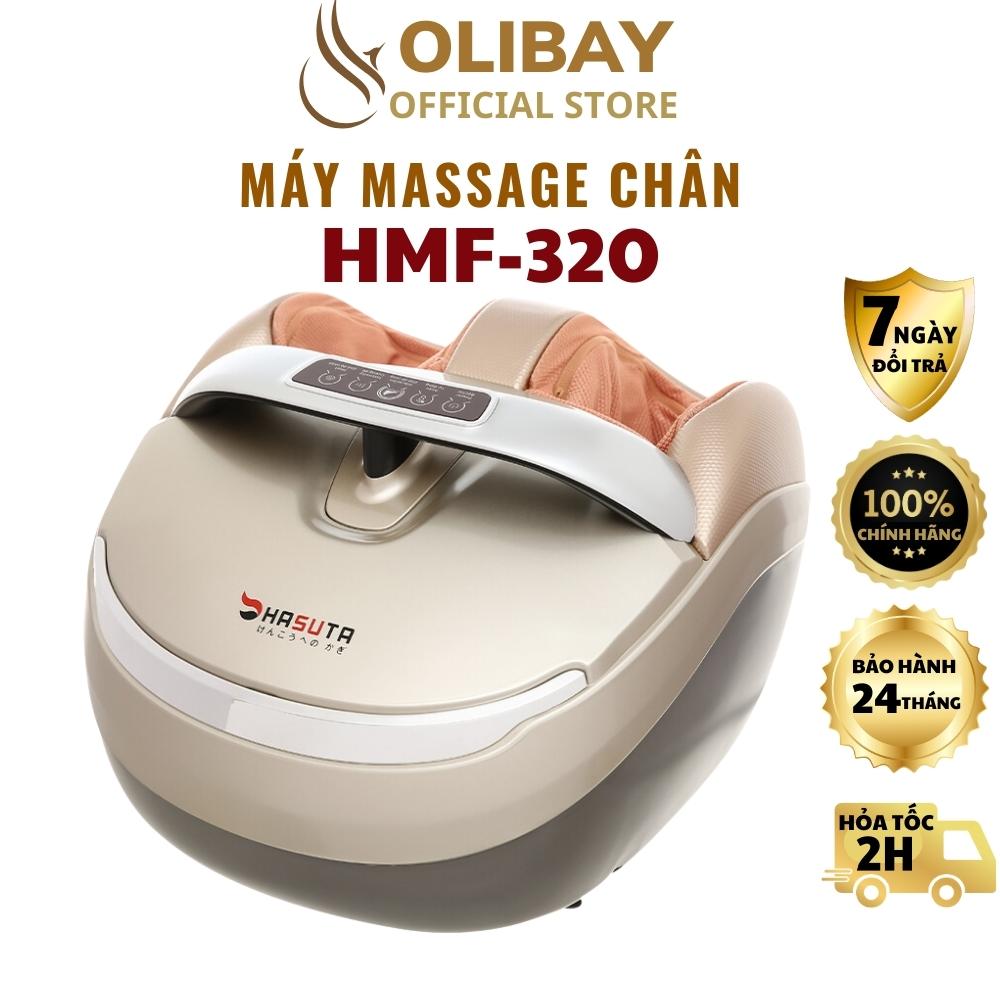 Máy massage chân Hasuta HMF 320 màn hình cảm ứng 12 túi khí nhiều chế độ massage sản phẩm chăm sóc đôi chân nâng tầm sức khỏe Bảo hành 24 tháng