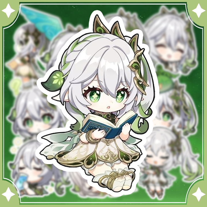 Sticker Nahida - Hình dán chibi nahida